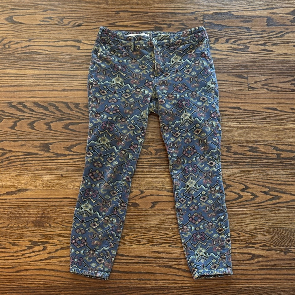 Anthropologie Pilcro & The Letterpress High Rise Skinny Corduroy Pants, 27P